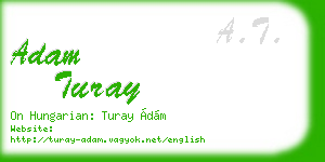 adam turay business card